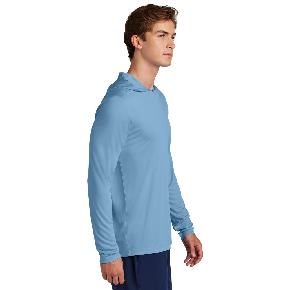 Sport-Tek® Posi-UV® Pro Long Sleeve Hoodie - Light Blue