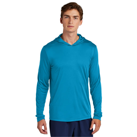 Sport-Tek® Posi-UV® Pro Long Sleeve Hoodie - Sapphire