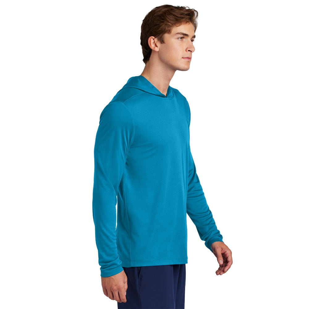 Sport-Tek® Posi-UV® Pro Long Sleeve Hoodie - Sapphire