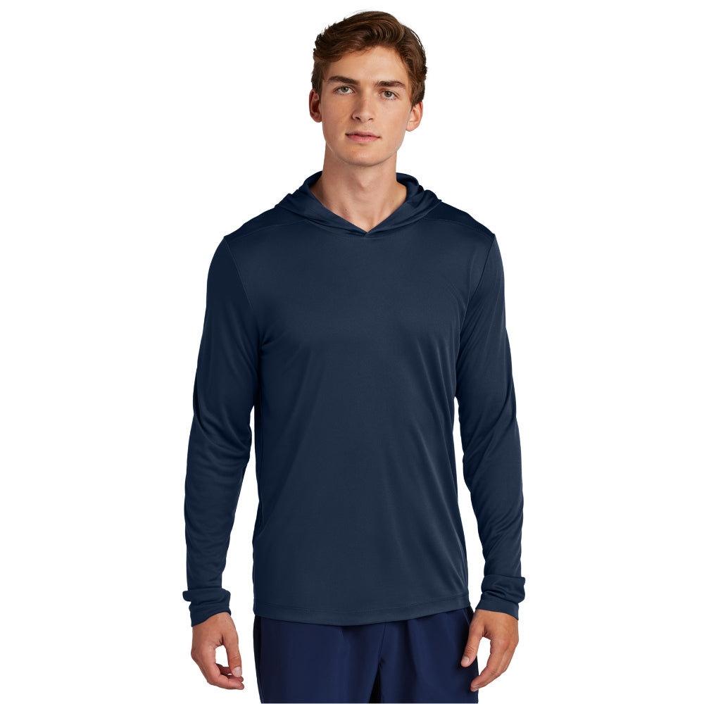 Sport-Tek® Posi-UV® Pro Long Sleeve Hoodie - True Navy