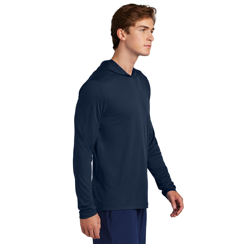Sport-Tek® Posi-UV® Pro Long Sleeve Hoodie - True Navy
