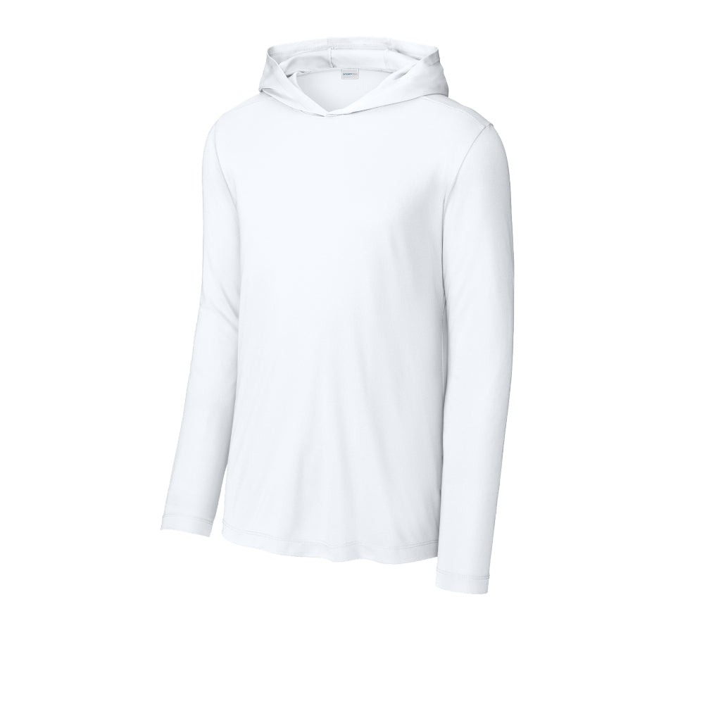 Sport-Tek® Posi-UV® Pro Long Sleeve Hoodie - White
