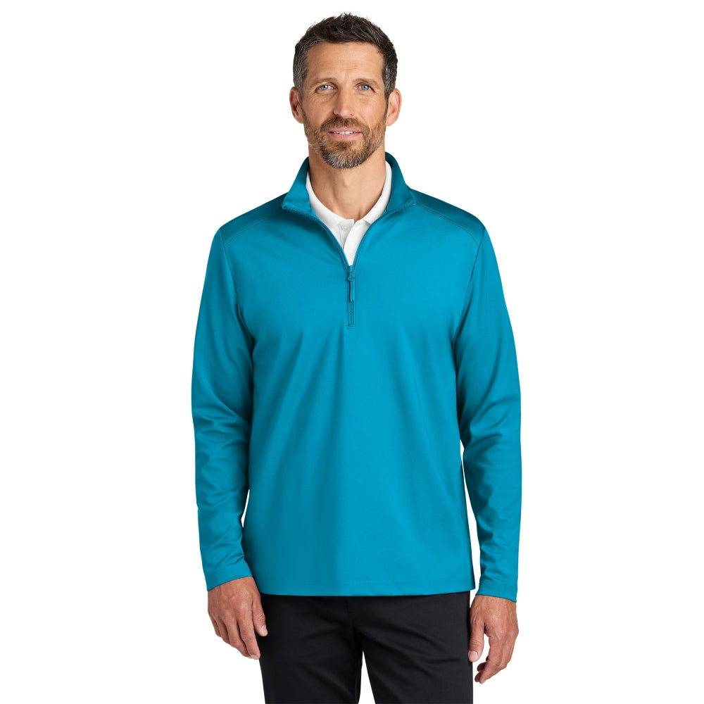 Port Authority® C-FREE® Double Knit 1/4-Zip - Parcel Blue