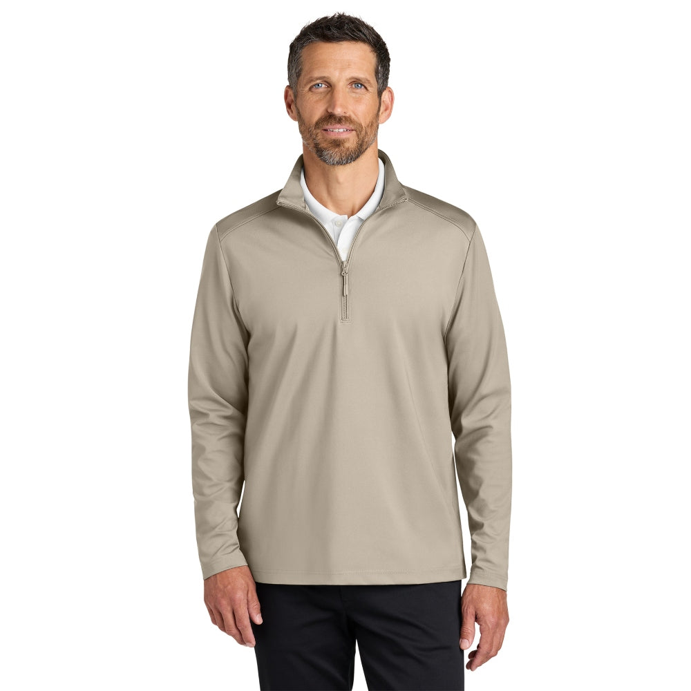Port Authority® C-FREE® Double Knit 1/4-Zip - Sahara