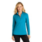 Port Authority® Ladies C-FREE® Double Knit 1/4-Zip - Parcel Blue