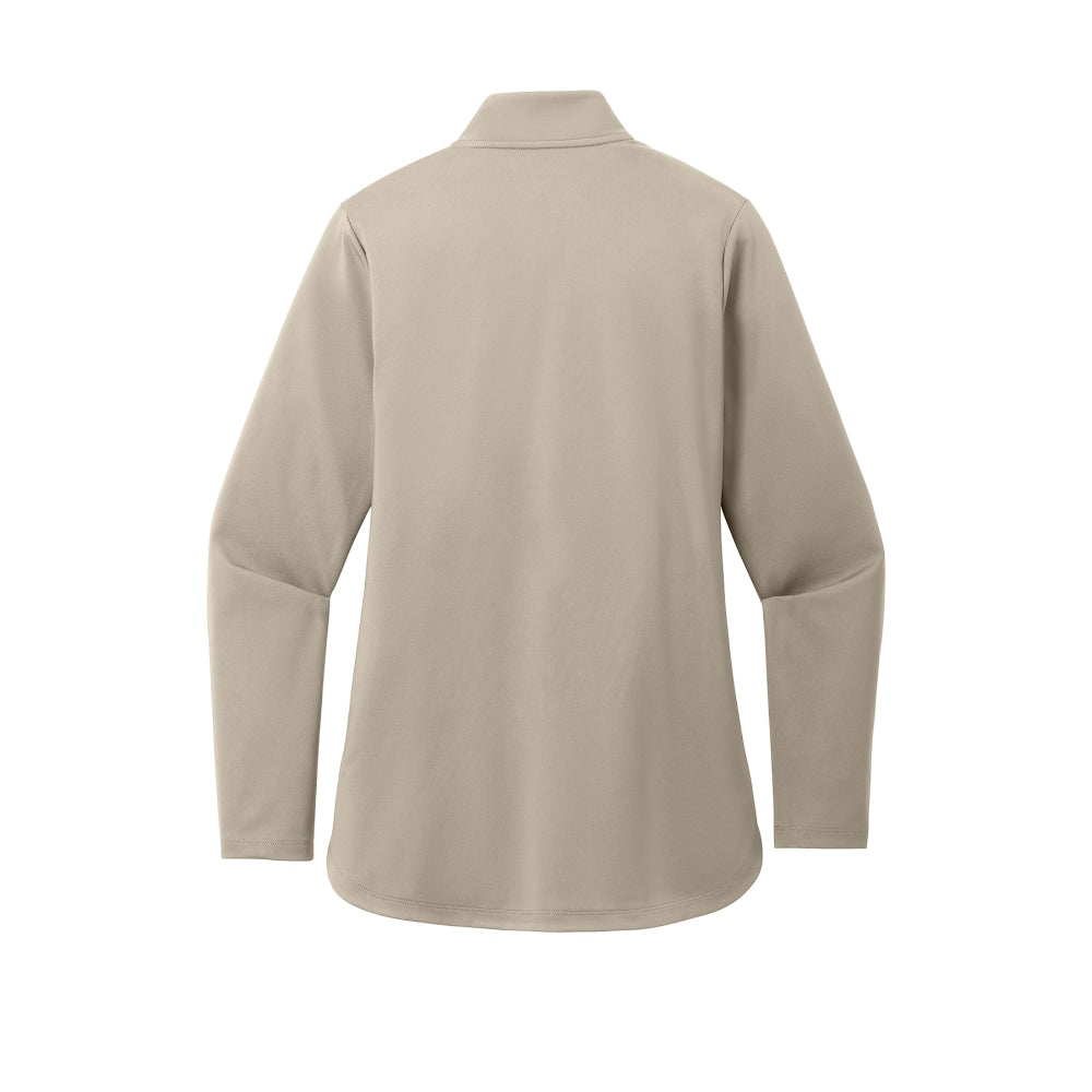 Port Authority® Ladies C-FREE® Double Knit 1/4-Zip - Sahara