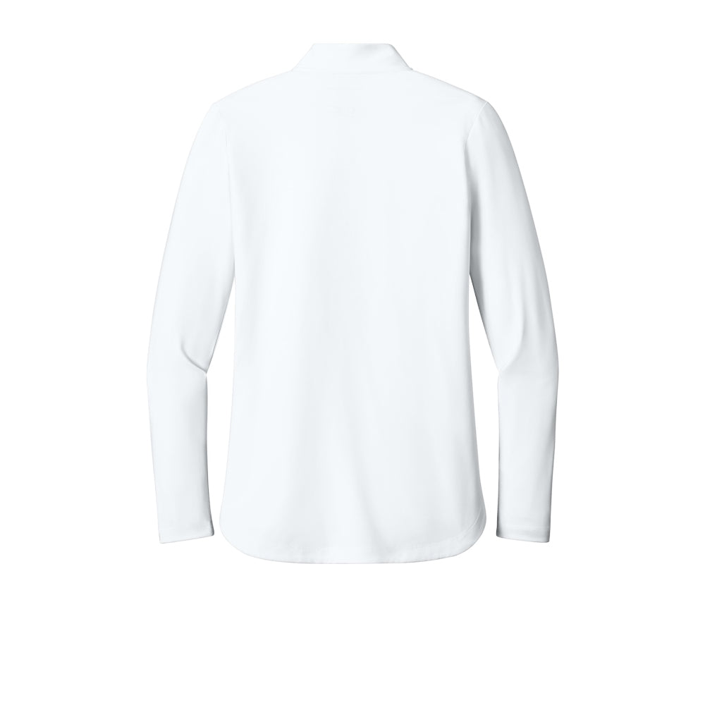 Port Authority® Ladies C-FREE® Double Knit 1/4-Zip - White