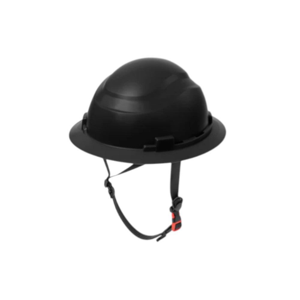 3968 | Raptor Type 2 Class E Full Brim Safety Helmet w/ Chin Strap - Black