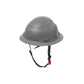 3968 | Raptor Type 2 Class E Full Brim Safety Helmet w/ Chin Strap - Grey