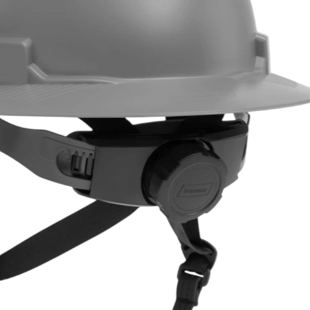 3968 | Raptor Type 2 Class E Full Brim Safety Helmet w/ Chin Strap - Grey