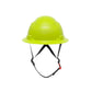 3968 | Raptor Type 2 Class E Full Brim Safety Helmet w/ Chin Strap - Lime