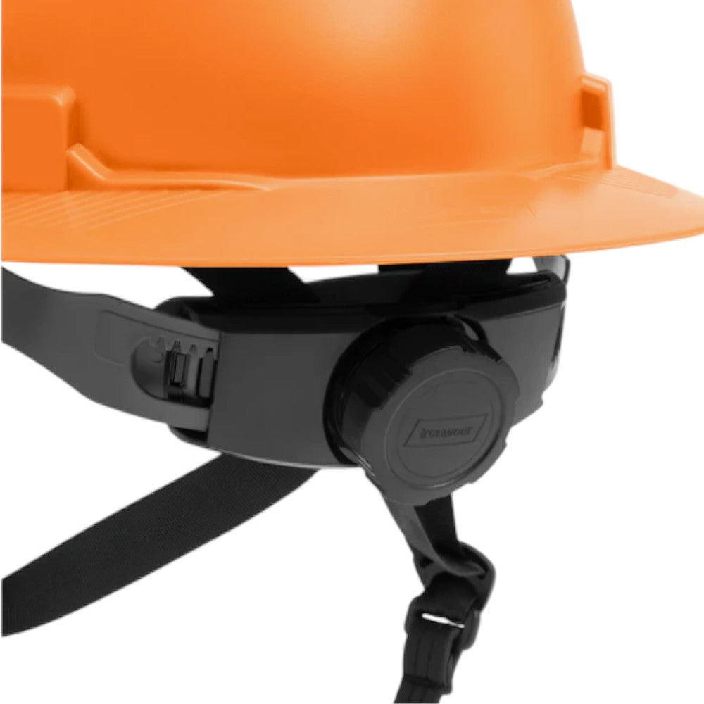 3968 | Raptor Type 2 Class E Full Brim Safety Helmet w/ Chin Strap - Orange