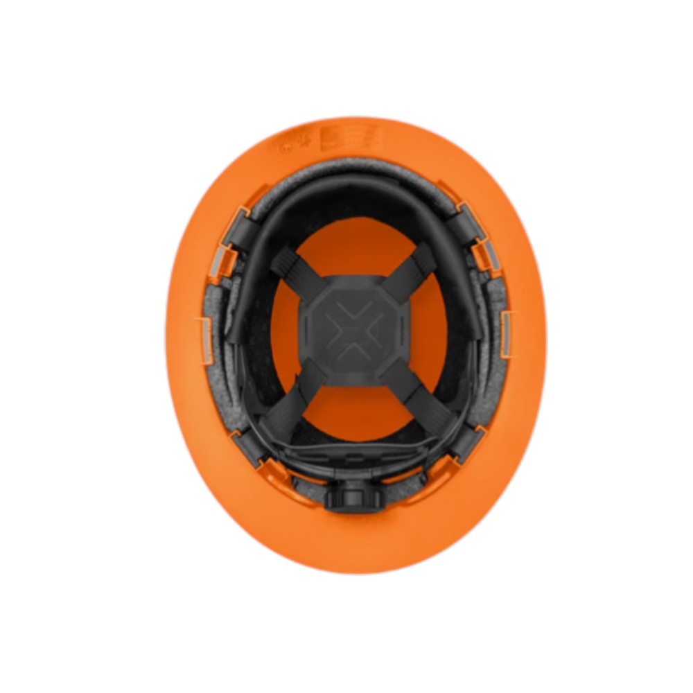 3968 | Raptor Type 2 Class E Full Brim Safety Helmet w/ Chin Strap - Orange