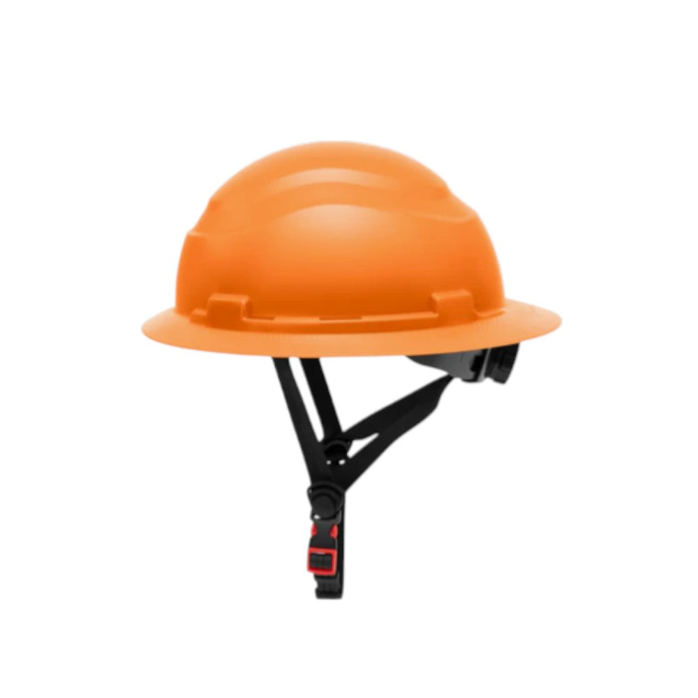 3968 | Raptor Type 2 Class E Full Brim Safety Helmet w/ Chin Strap - Orange