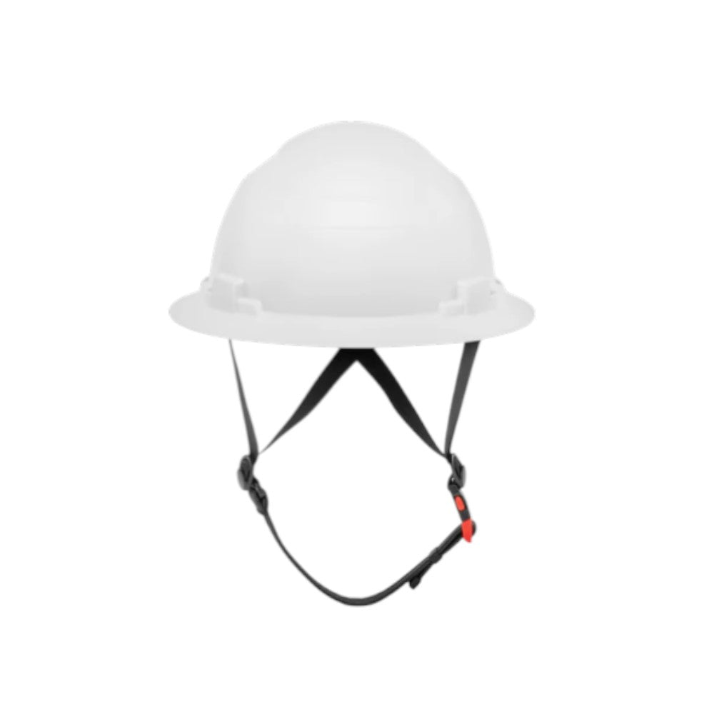 3968 | Raptor Type 2 Class E Full Brim Safety Helmet w/ Chin Strap - White