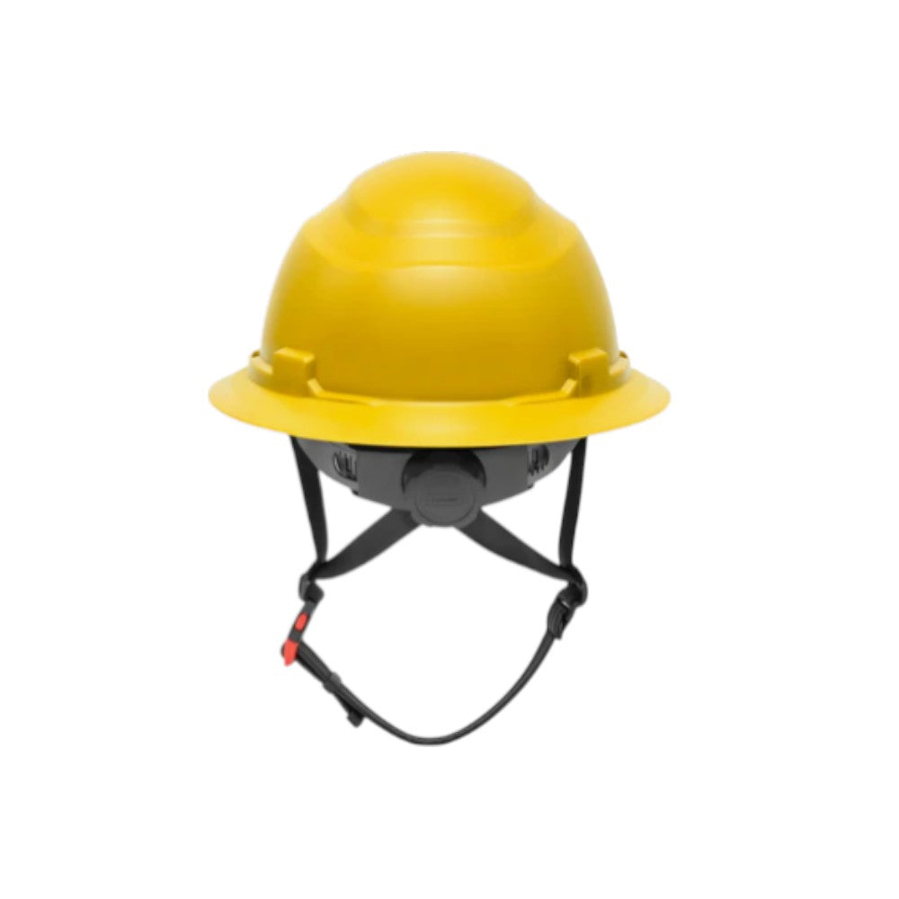 3968 | Raptor Type 2 Class E Full Brim Safety Helmet w/ Chin Strap - Yellow