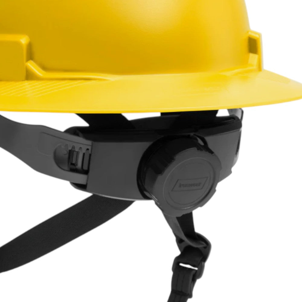 3968 | Raptor Type 2 Class E Full Brim Safety Helmet w/ Chin Strap - Yellow