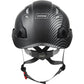 3976 | Raptor Type 2 Class C Vented Safety Helmet w/ Chin Strap - Matte Black