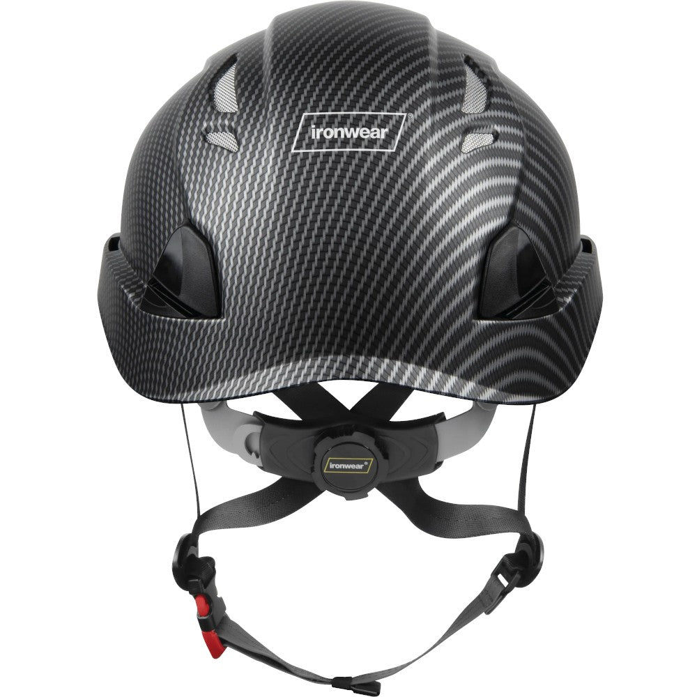 3976 | Raptor Type 2 Class C Vented Safety Helmet w/ Chin Strap - Matte Black