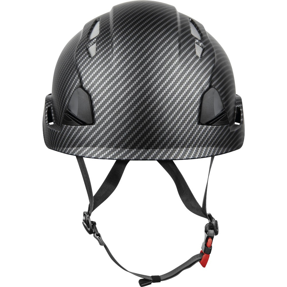3976 | Raptor Type 2 Class C Vented Safety Helmet w/ Chin Strap - Matte Black