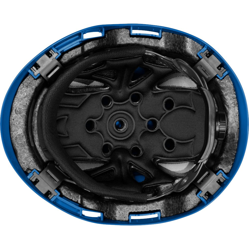 3976 | Raptor Type 2 Class C Vented Safety Helmet w/ Chin Strap - Blue