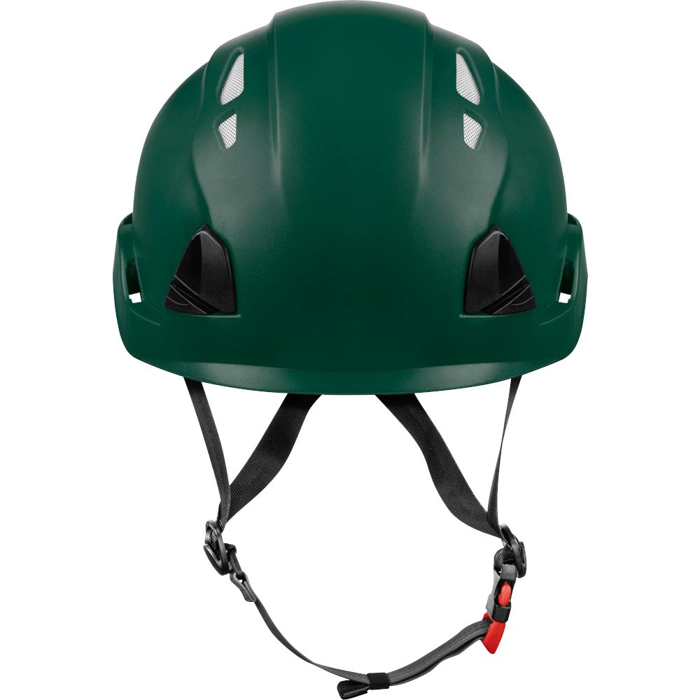 3976 | Raptor Type 2 Class C Vented Safety Helmet w/ Chin Strap - Dark Green
