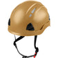3976 | Raptor Type 2 Class C Vented Safety Helmet w/ Chin Strap - Gold