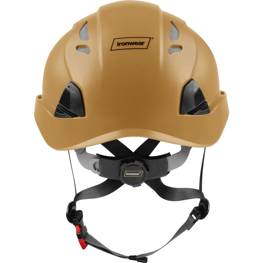 3976 | Raptor Type 2 Class C Vented Safety Helmet w/ Chin Strap - Gold