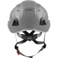 3976 | Raptor Type 2 Class C Vented Safety Helmet w/ Chin Strap - Grey