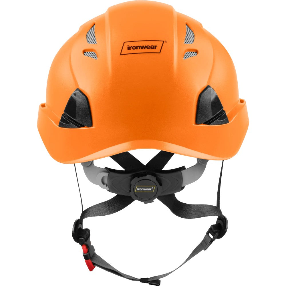 3976 | Raptor Type 2 Class C Vented Safety Helmet w/ Chin Strap - High Visibility Orange