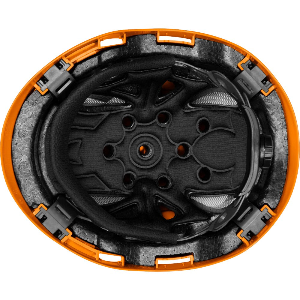 3976 | Raptor Type 2 Class C Vented Safety Helmet w/ Chin Strap - High Visibility Orange