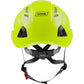 3976 | Raptor Type 2 Class C Vented Safety Helmet w/ Chin Strap - Lime