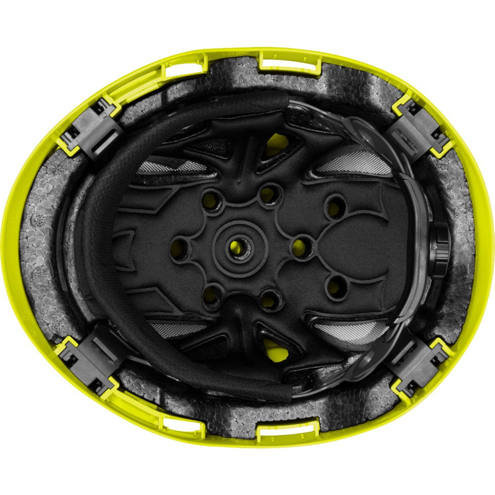 3976 | Raptor Type 2 Class C Vented Safety Helmet w/ Chin Strap - Lime