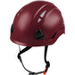 3976 | Raptor Type 2 Class C Vented Safety Helmet w/ Chin Strap - Maroon