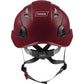 3976 | Raptor Type 2 Class C Vented Safety Helmet w/ Chin Strap - Maroon