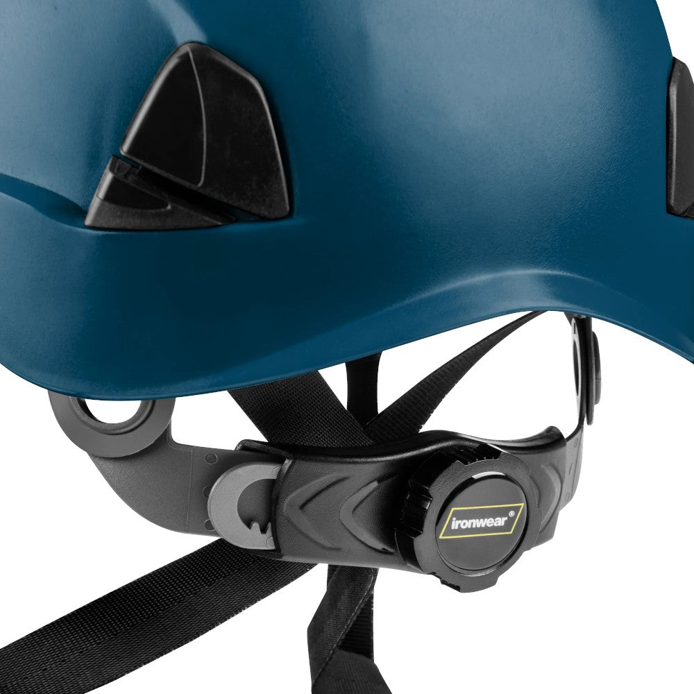 3976 | Raptor Type 2 Class C Vented Safety Helmet w/ Chin Strap - Navy