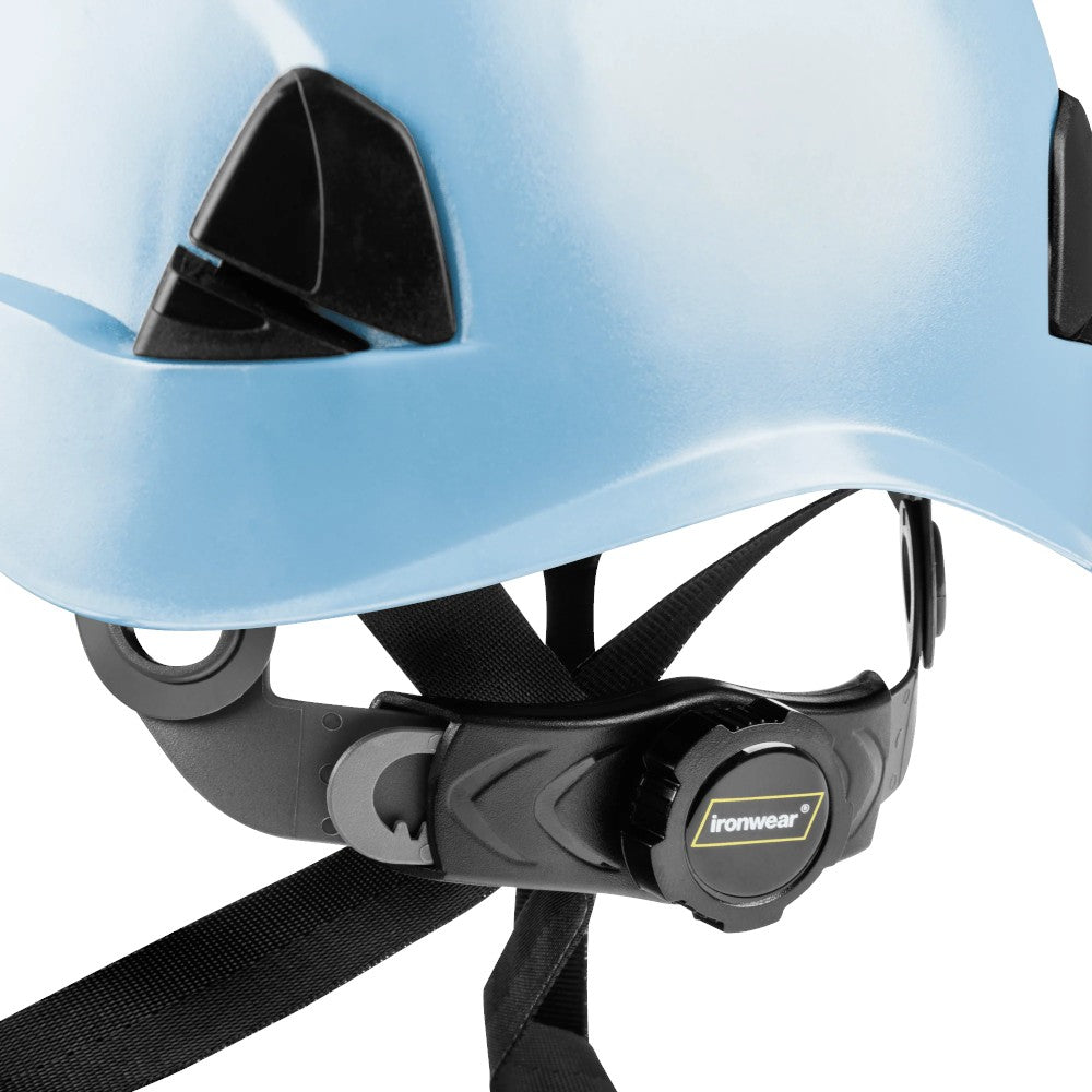 3976 | Raptor Type 2 Class C Vented Safety Helmet w/ Chin Strap - Robin's Egg Blue