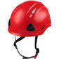 3976 | Raptor Type 2 Class C Vented Safety Helmet w/ Chin Strap - Red