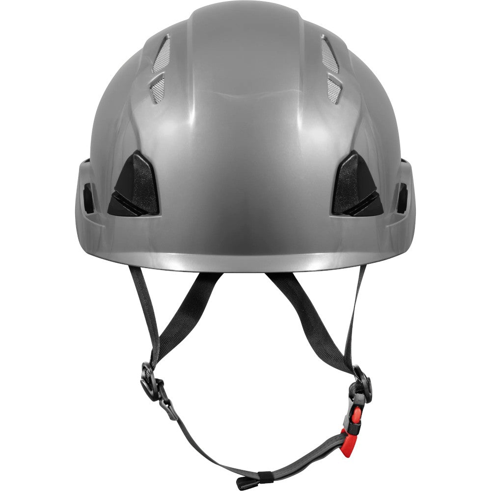 3976 | Raptor Type 2 Class C Vented Safety Helmet w/ Chin Strap - Gloss Grey