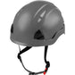 3976 | Raptor Type 2 Class C Vented Safety Helmet w/ Chin Strap - Silver