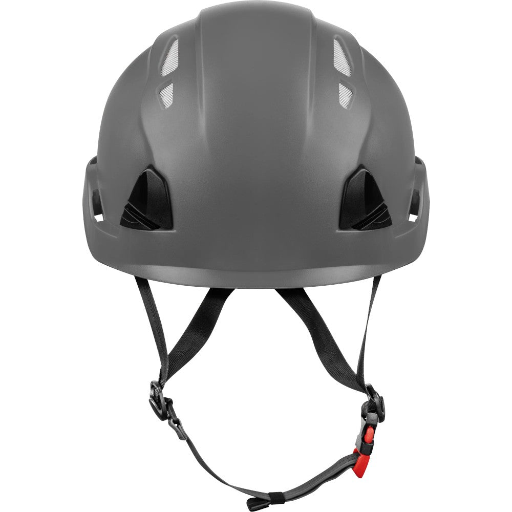 3976 | Raptor Type 2 Class C Vented Safety Helmet w/ Chin Strap - Silver