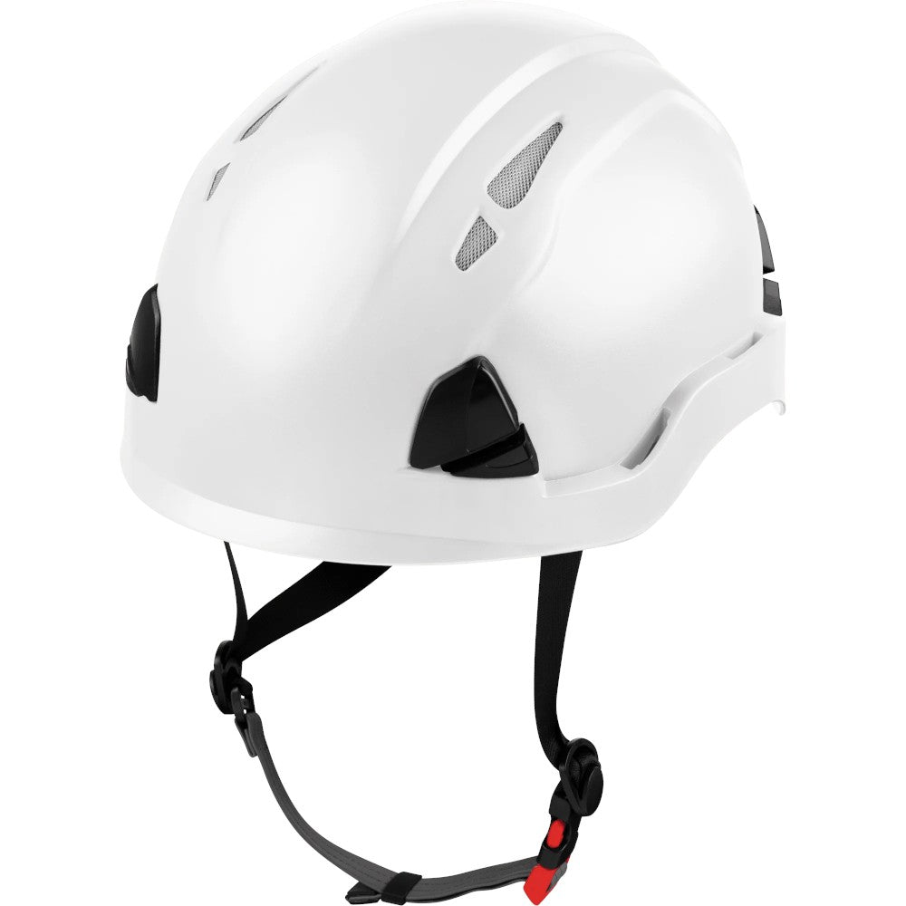 3976 | Raptor Type 2 Class C Vented Safety Helmet w/ Chin Strap - White