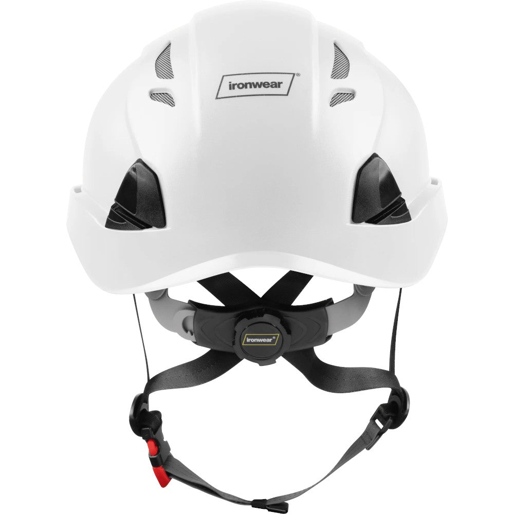 3976 | Raptor Type 2 Class C Vented Safety Helmet w/ Chin Strap - White