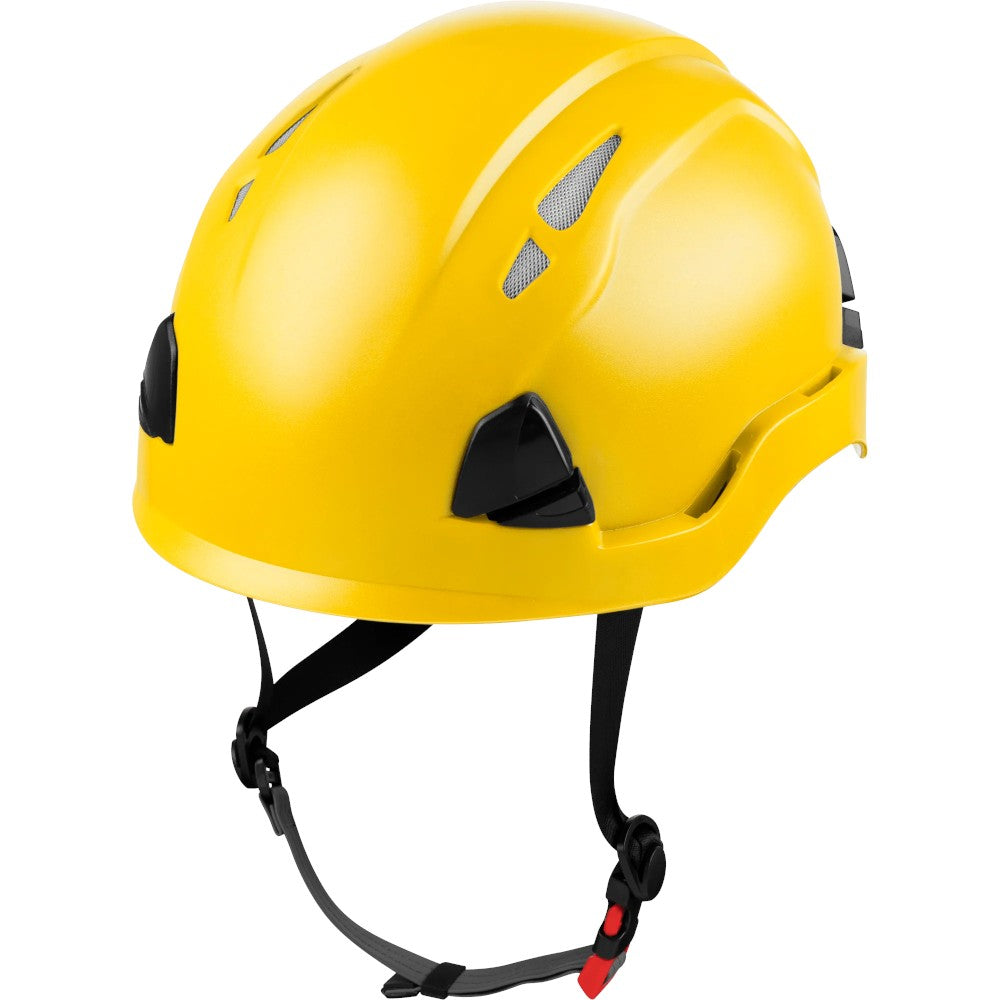 3976 | Raptor Type 2 Class C Vented Safety Helmet w/ Chin Strap - Yellow
