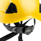 3976 | Raptor Type 2 Class C Vented Safety Helmet w/ Chin Strap - Yellow