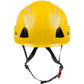 3976 | Raptor Type 2 Class C Vented Safety Helmet w/ Chin Strap - Yellow