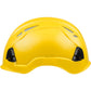 3976 | Raptor Type 2 Class C Vented Safety Helmet w/ Chin Strap - Yellow