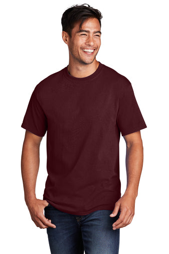 Port & Company® Core Cotton Tee - Athletic Maroon