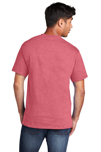 Port & Company® Core Cotton Tee - Heather Red
