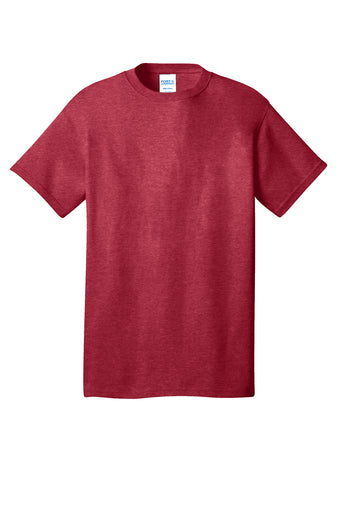 Port & Company® Core Cotton Tee - Heather Red